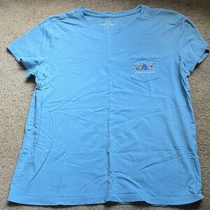 Vineyard Vines Light Blue Pocket Tee